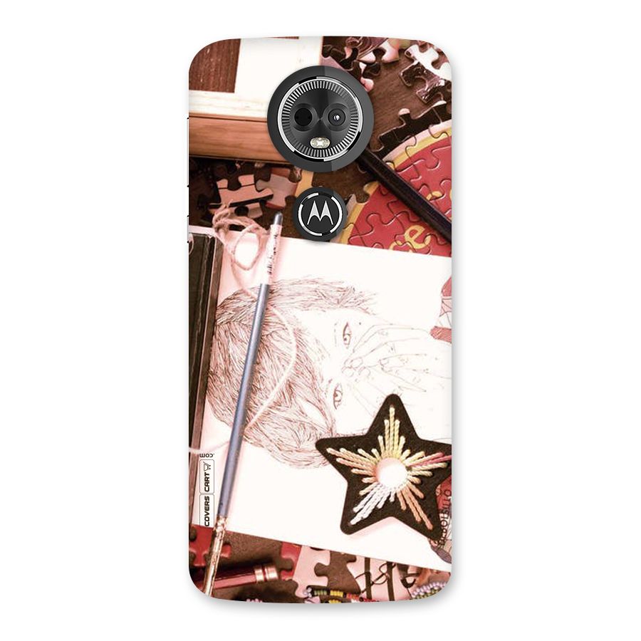 Artistic Messy Back Case for Moto E5 Plus