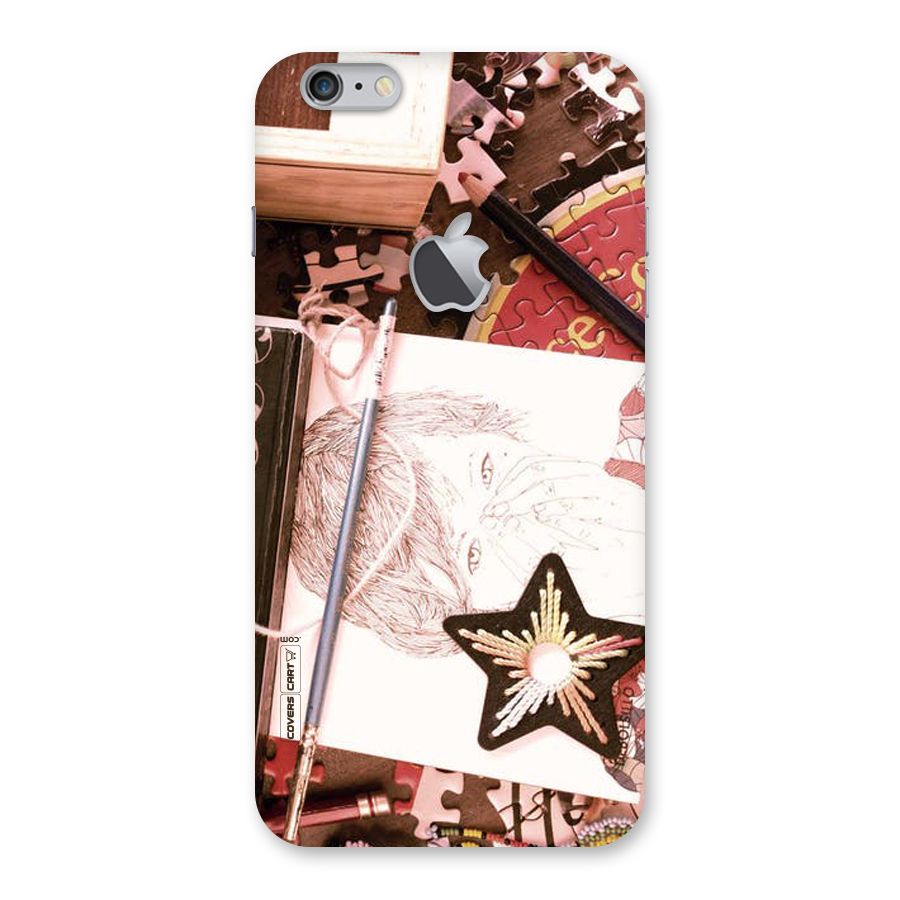 Artistic Messy Back Case for iPhone 6 Plus 6S Plus Logo Cut