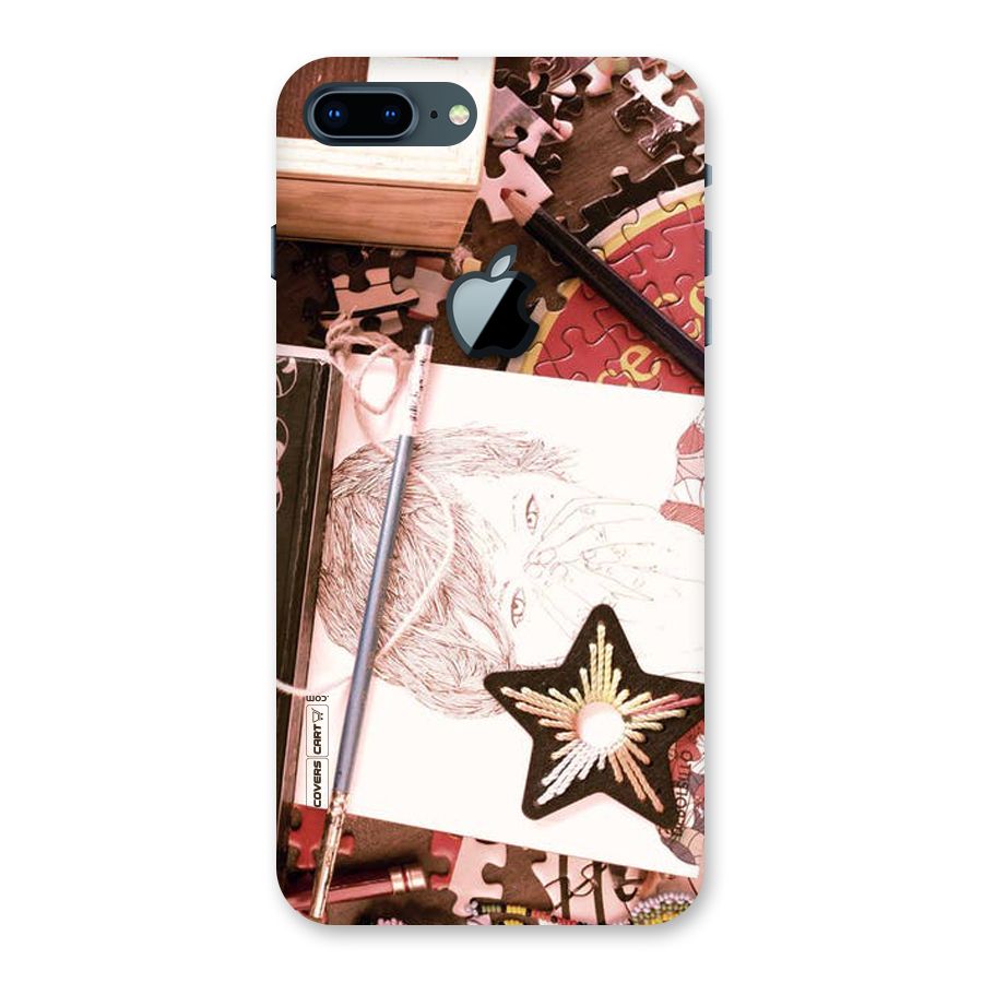 Artistic Messy Back Case for iPhone 7 Plus Apple Cut