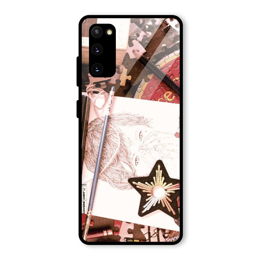 Artistic Messy Glass Back Case for Galaxy S20 FE 5G