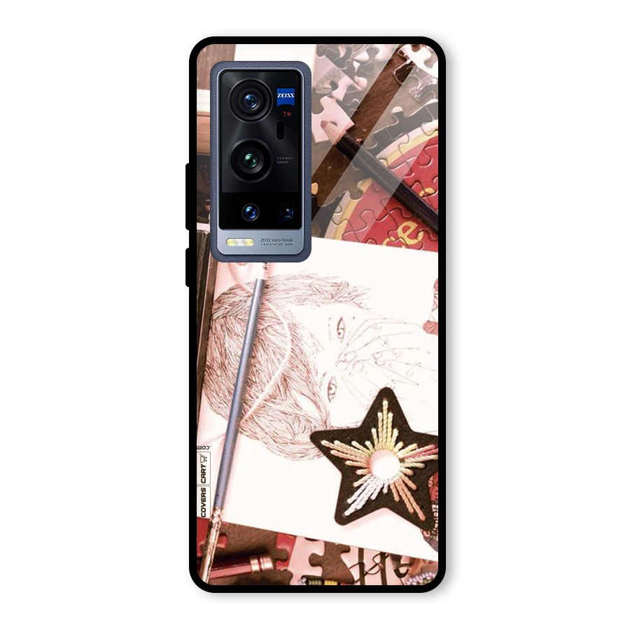 Artistic Messy Glass Back Case for Vivo X60 Pro Plus