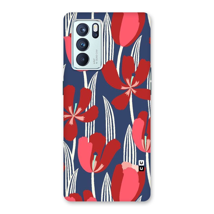 Artistic Tulips Back Case for Oppo Reno6 Pro 5G