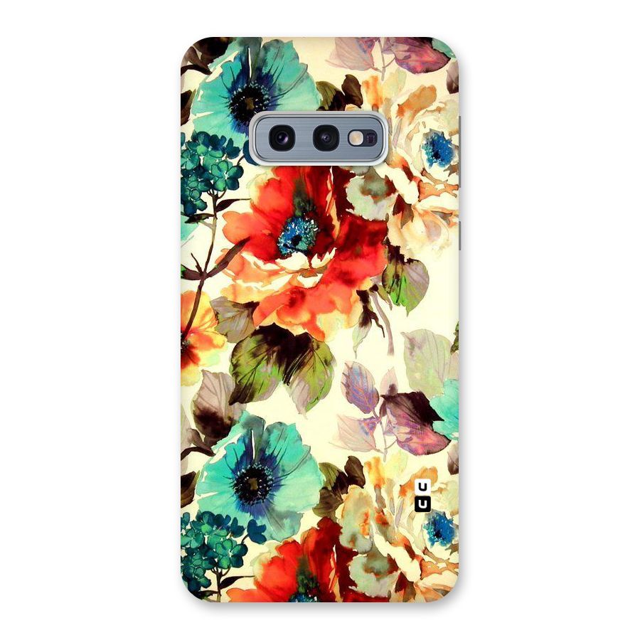 Artsy Bloom Flower Back Case for Galaxy S10e