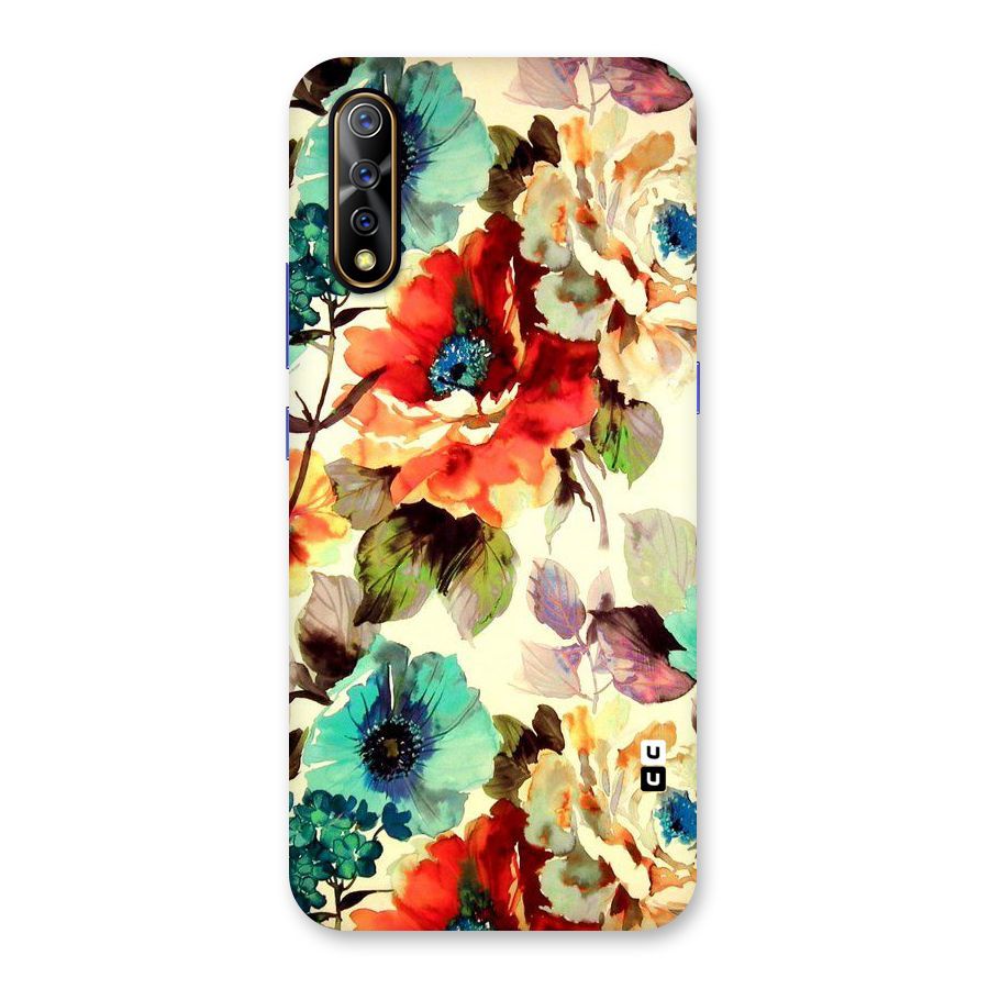 Artsy Bloom Flower Back Case for Vivo S1