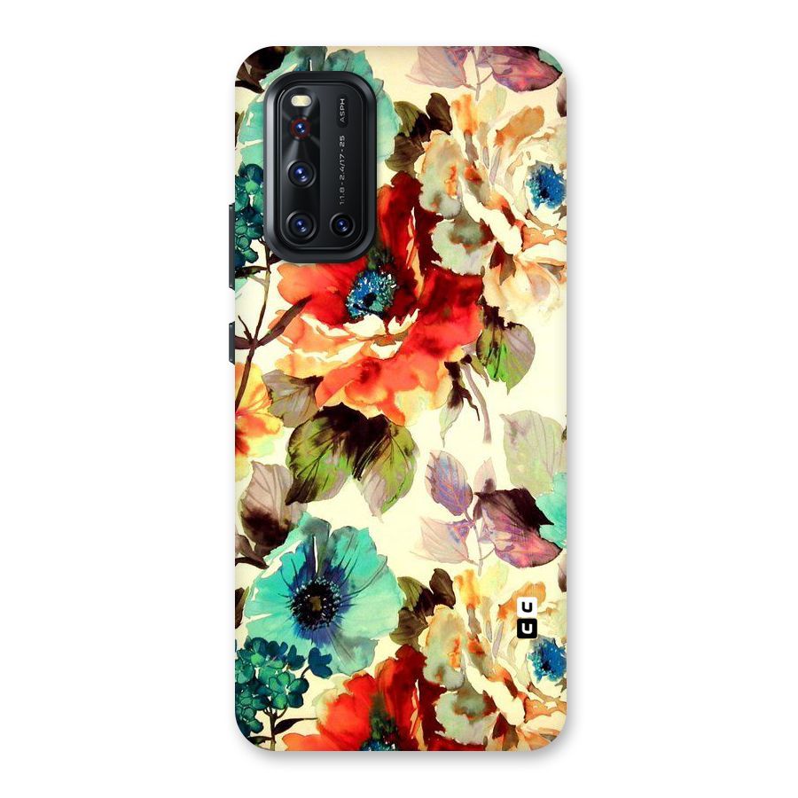 Artsy Bloom Flower Back Case for Vivo V19