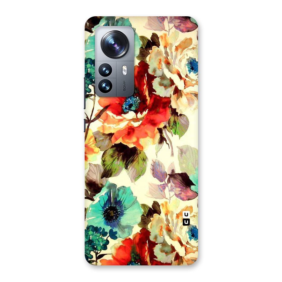 Artsy Bloom Flower Back Case for Xiaomi 12 Pro