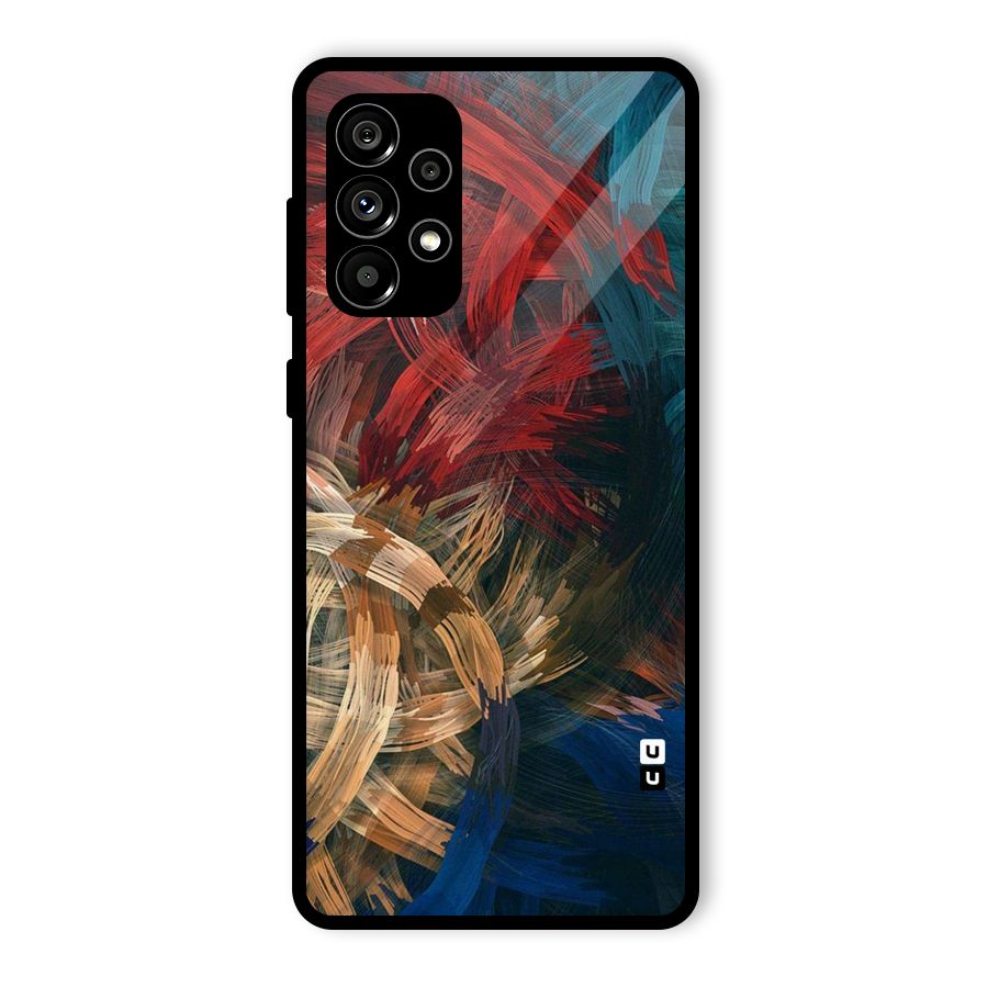 Artsy Colors Glass Back Case for Galaxy A73 5G