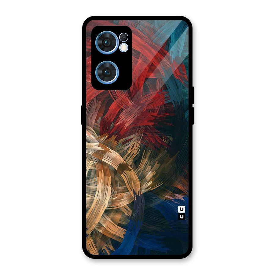 Artsy Colors Glass Back Case for Oppo Reno7 5G