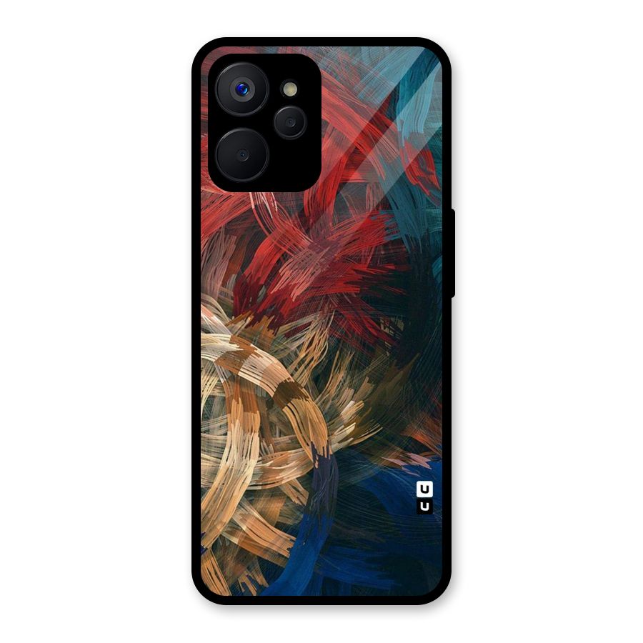 Artsy Colors Glass Back Case for Realme 9i 5G