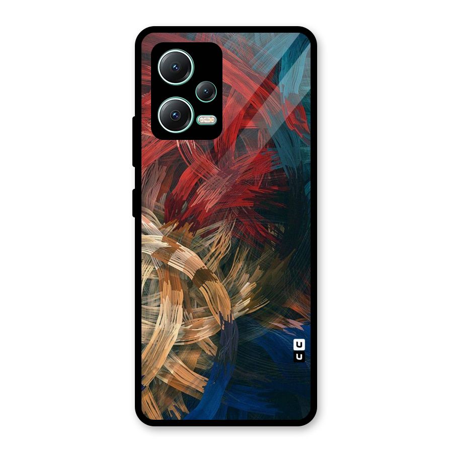Artsy Colors Glass Back Case for Redmi Note 12 5G