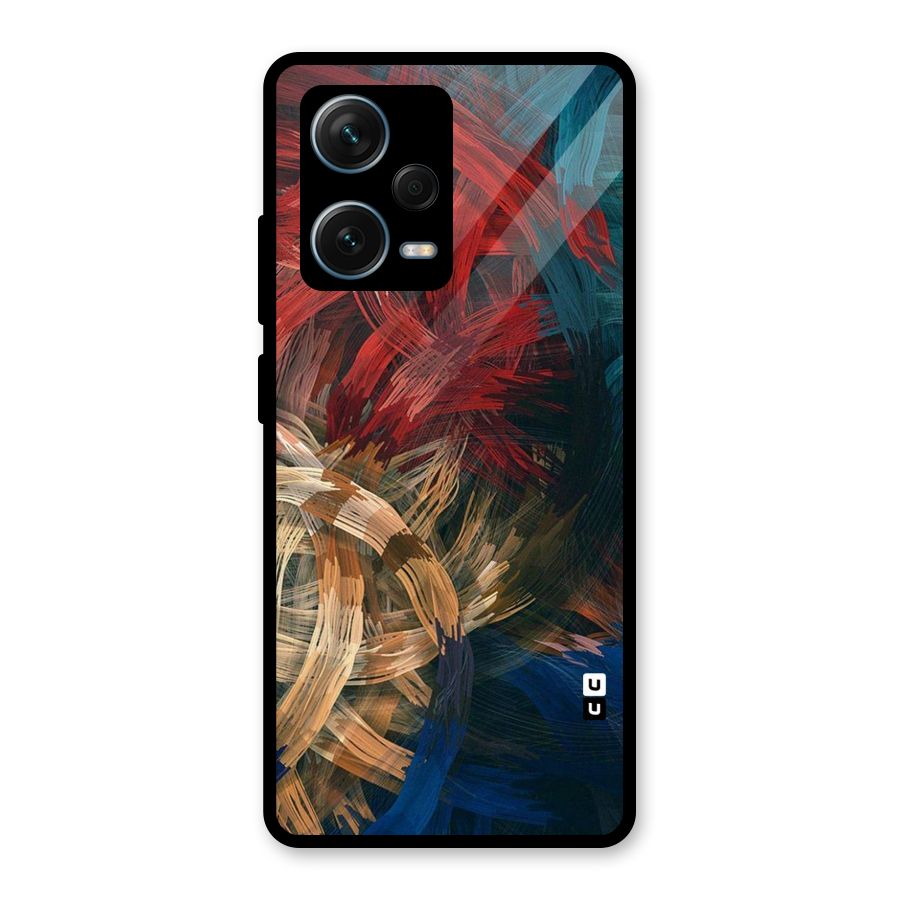 Artsy Colors Glass Back Case for Redmi Note 12 Pro Plus 5G