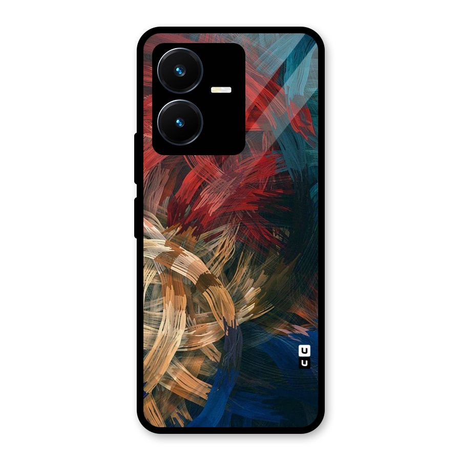 Artsy Colors Glass Back Case for Vivo Y22