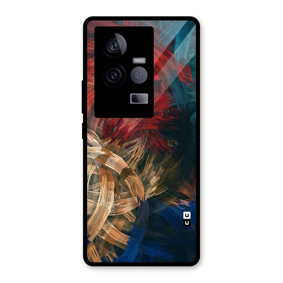 Artsy Colors Glass Back Case for Vivo iQOO 11 5G