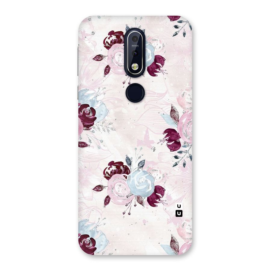 Artsy Florasy Back Case for Nokia 7.1