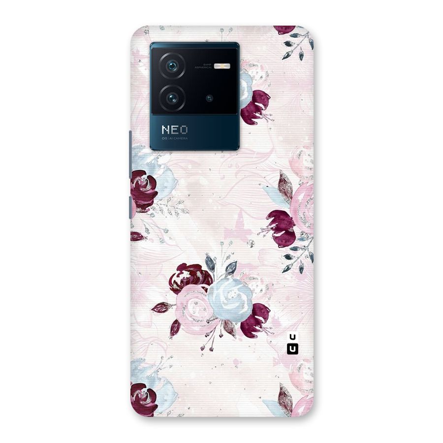 Artsy Florasy Back Case for Vivo iQOO Neo 6 5G
