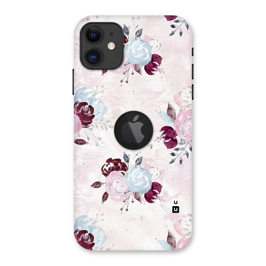 Artsy Florasy Back Case for iPhone 11 Logo Cut