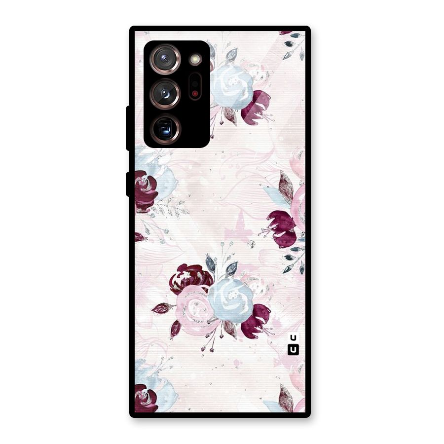 Artsy Florasy Glass Back Case for Galaxy Note 20 Ultra 5G