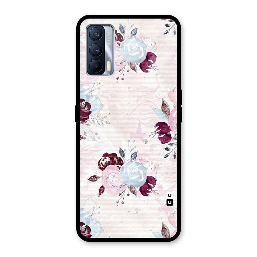 Artsy Florasy Glass Back Case for Realme X7