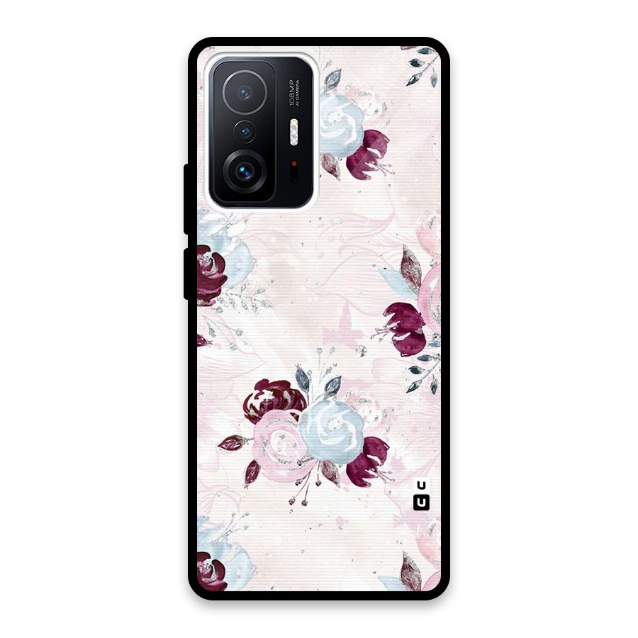 Artsy Florasy Glass Back Case for Xiaomi 11T Pro
