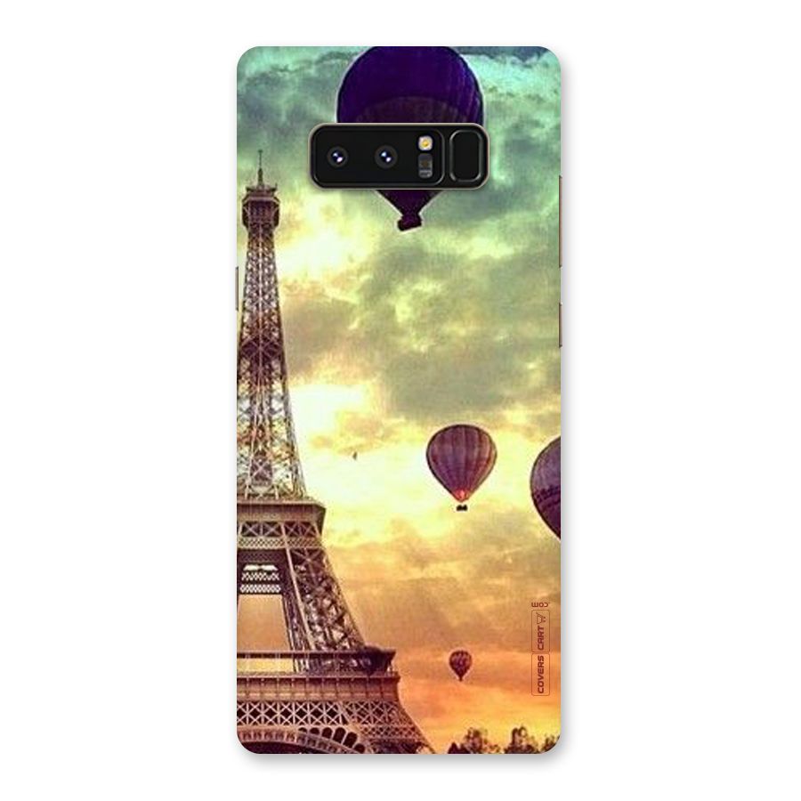 Artsy Hot Balloon And Tower Back Case for Galaxy Note 8
