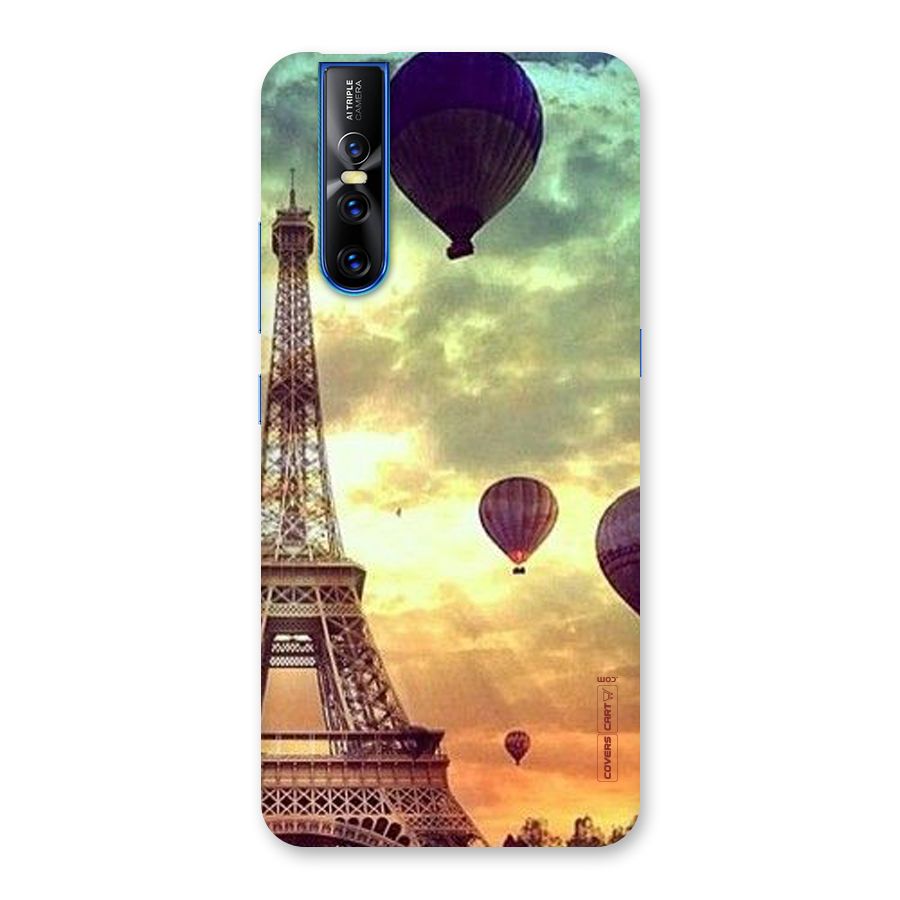 Artsy Hot Balloon And Tower Back Case for Vivo V15 Pro