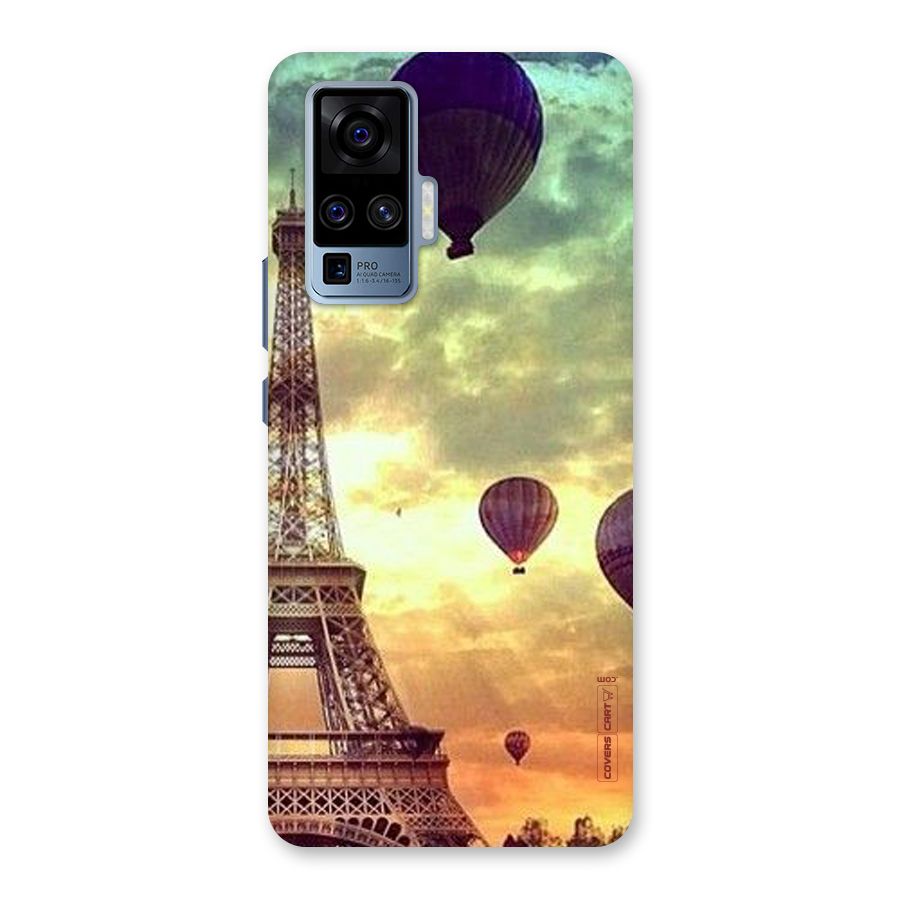 Artsy Hot Balloon And Tower Back Case for Vivo X50 Pro