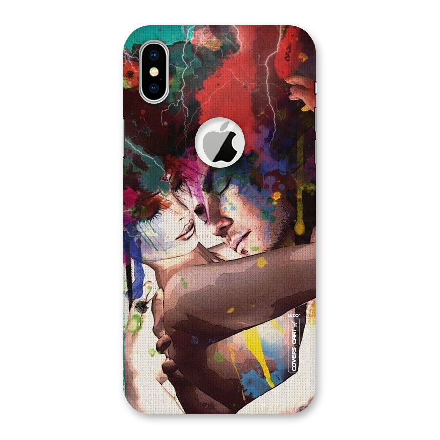 Artsy Romance Back Case for iPhone X Logo Cut