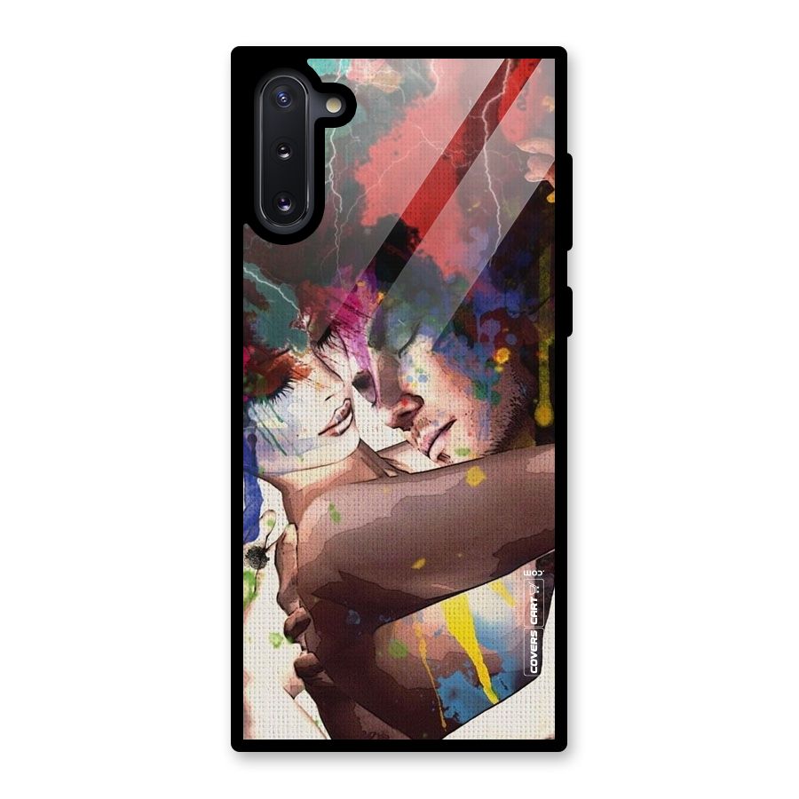Artsy Romance Glass Back Case for Galaxy Note 10