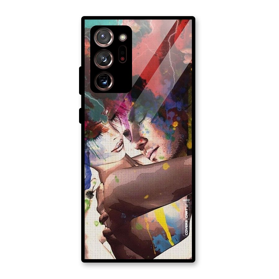 Artsy Romance Glass Back Case for Galaxy Note 20 Ultra 5G