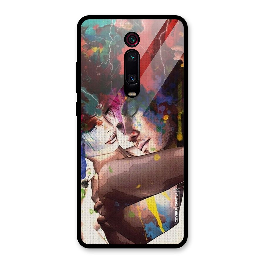 Artsy Romance Glass Back Case for Redmi K20