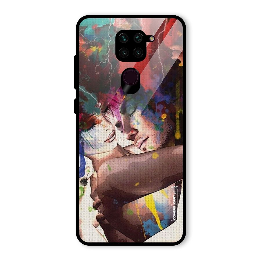 Artsy Romance Glass Back Case for Redmi Note 9