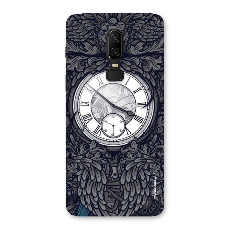Artsy Wall Clock Back Case for OnePlus 6