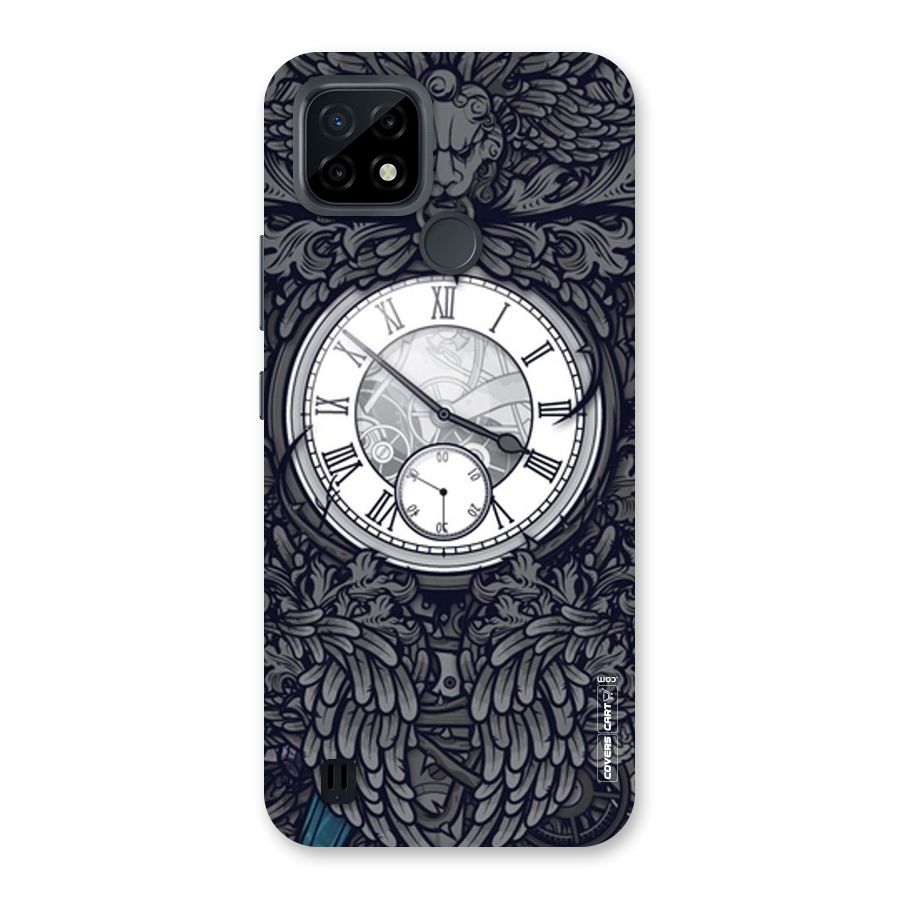 Artsy Wall Clock Back Case for Realme C21
