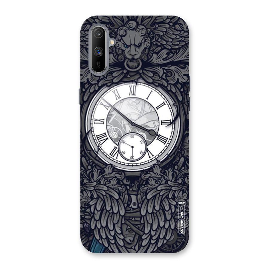 Artsy Wall Clock Back Case for Realme C3
