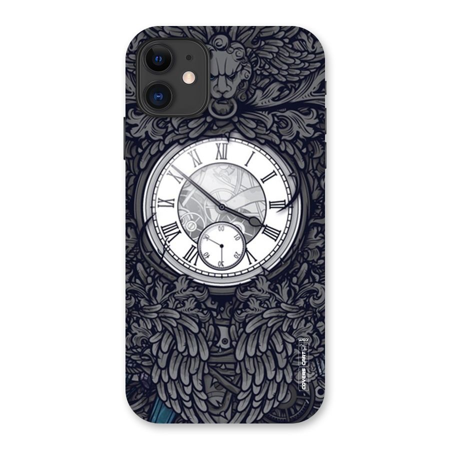 Artsy Wall Clock Back Case for iPhone 11