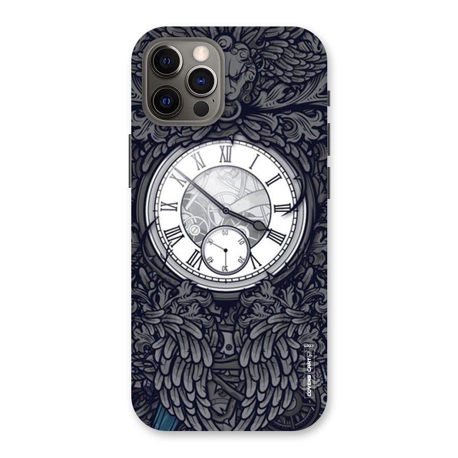 Artsy Wall Clock Back Case for iPhone 12 Pro