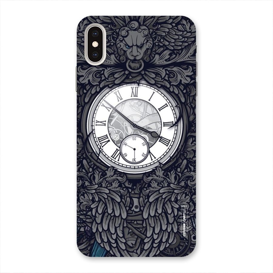 Artsy Wall Clock Back Case for iPhone XS Max