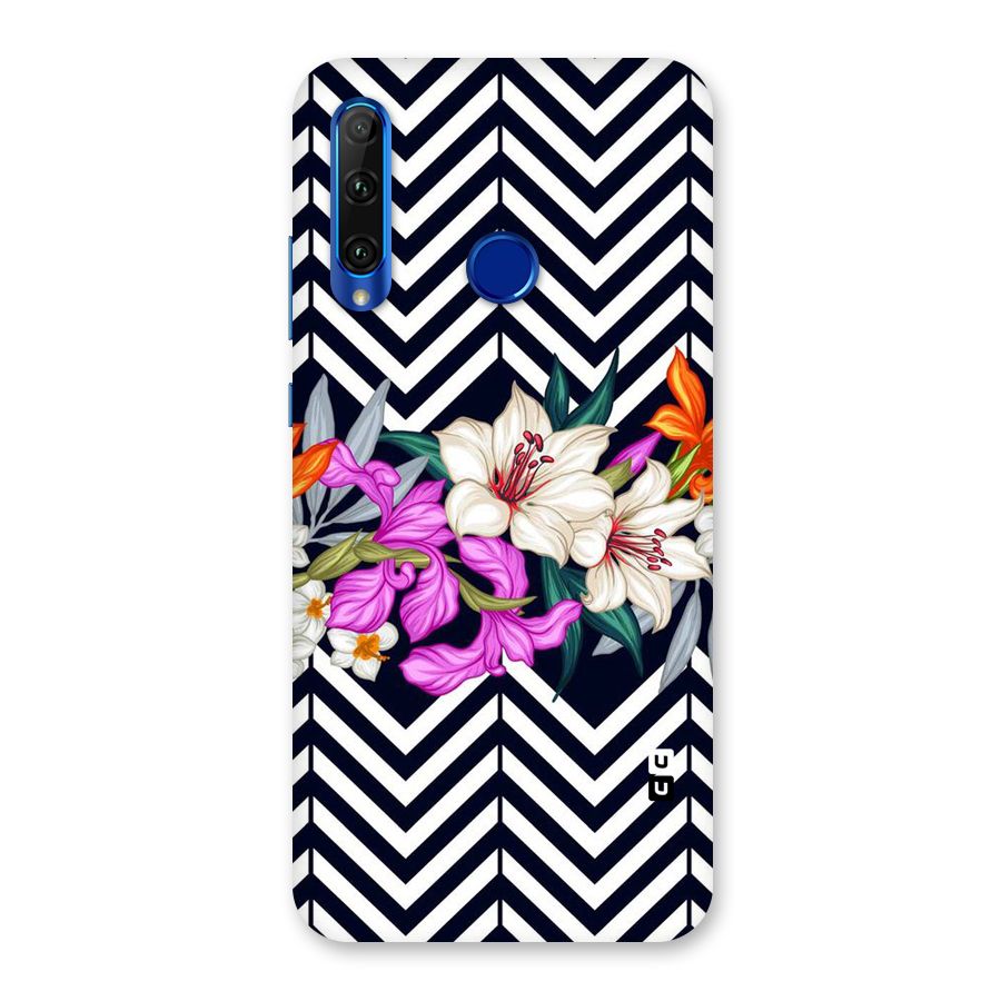 Artsy ZigZag Floral Back Case for Honor 20i