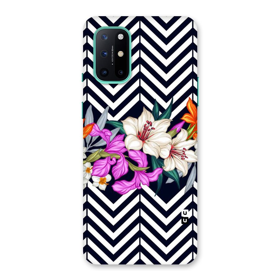 Artsy ZigZag Floral Back Case for OnePlus 8T