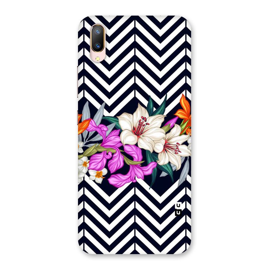 Artsy ZigZag Floral Back Case for Vivo V11 Pro