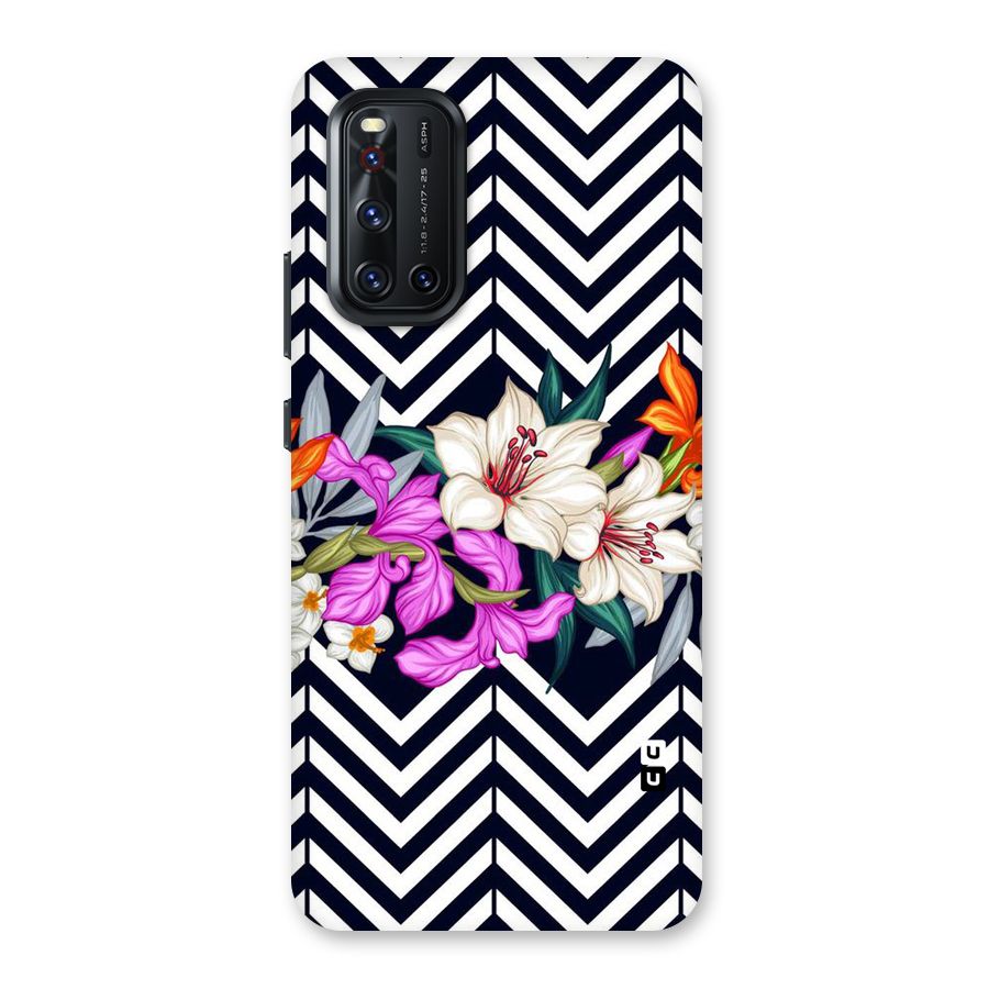Artsy ZigZag Floral Back Case for Vivo V19