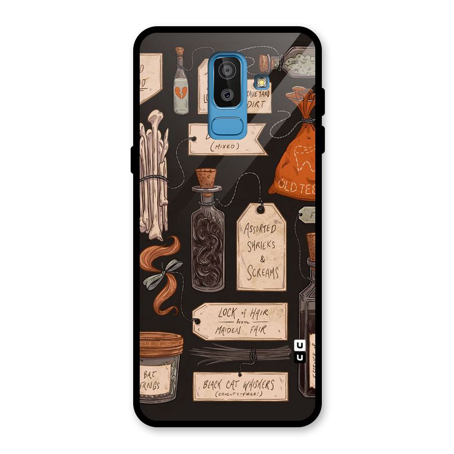 Asorted Shreks Glass Back Case for Galaxy J8