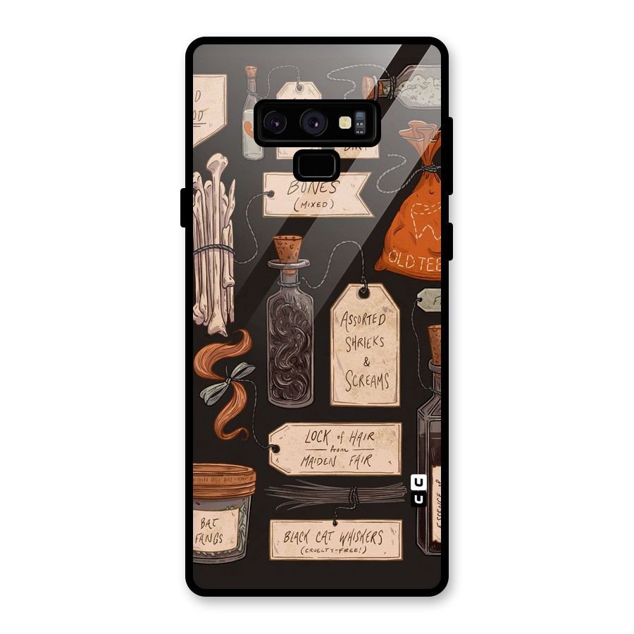 Asorted Shreks Glass Back Case for Galaxy Note 9