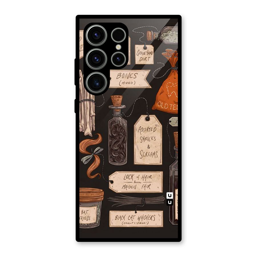 Asorted Shreks Glass Back Case for Galaxy S23 Ultra