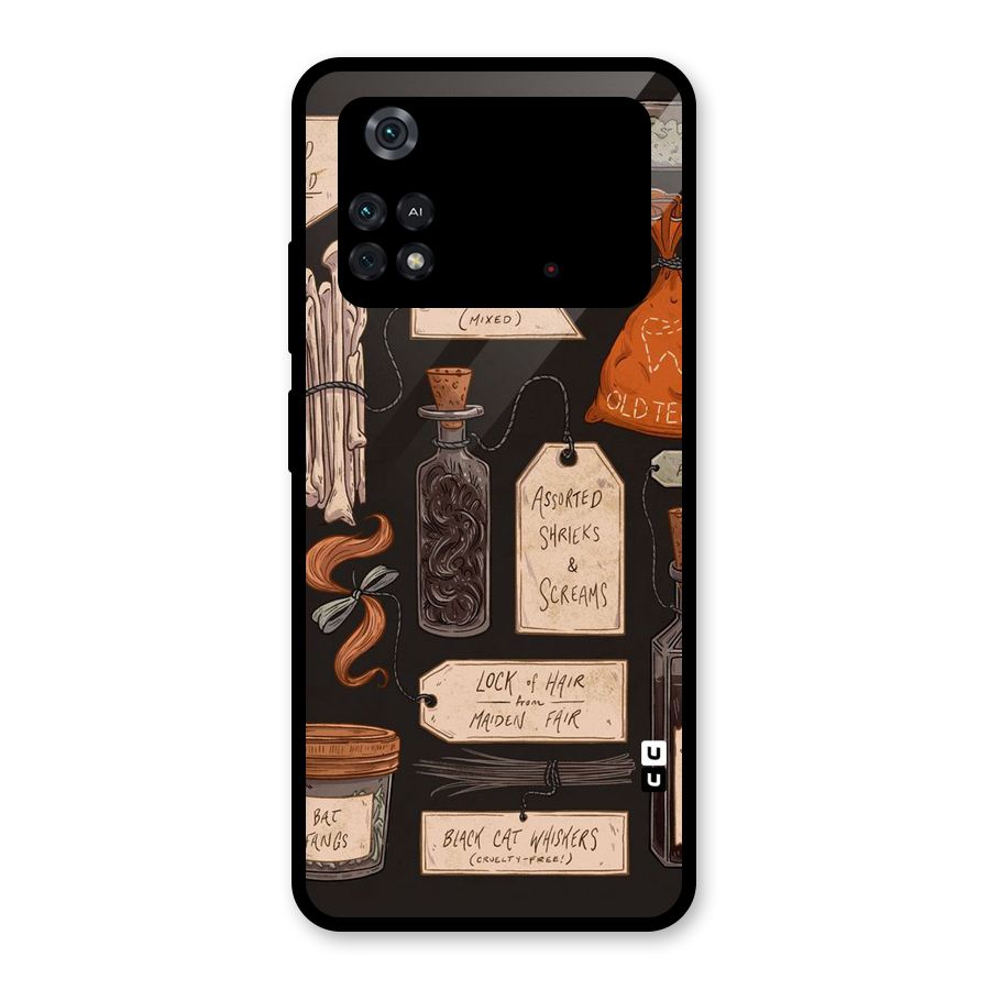 Asorted Shreks Glass Back Case for Poco M4 Pro 4G