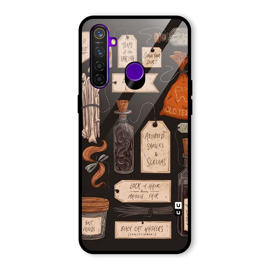 Asorted Shreks Glass Back Case for Realme 5 Pro