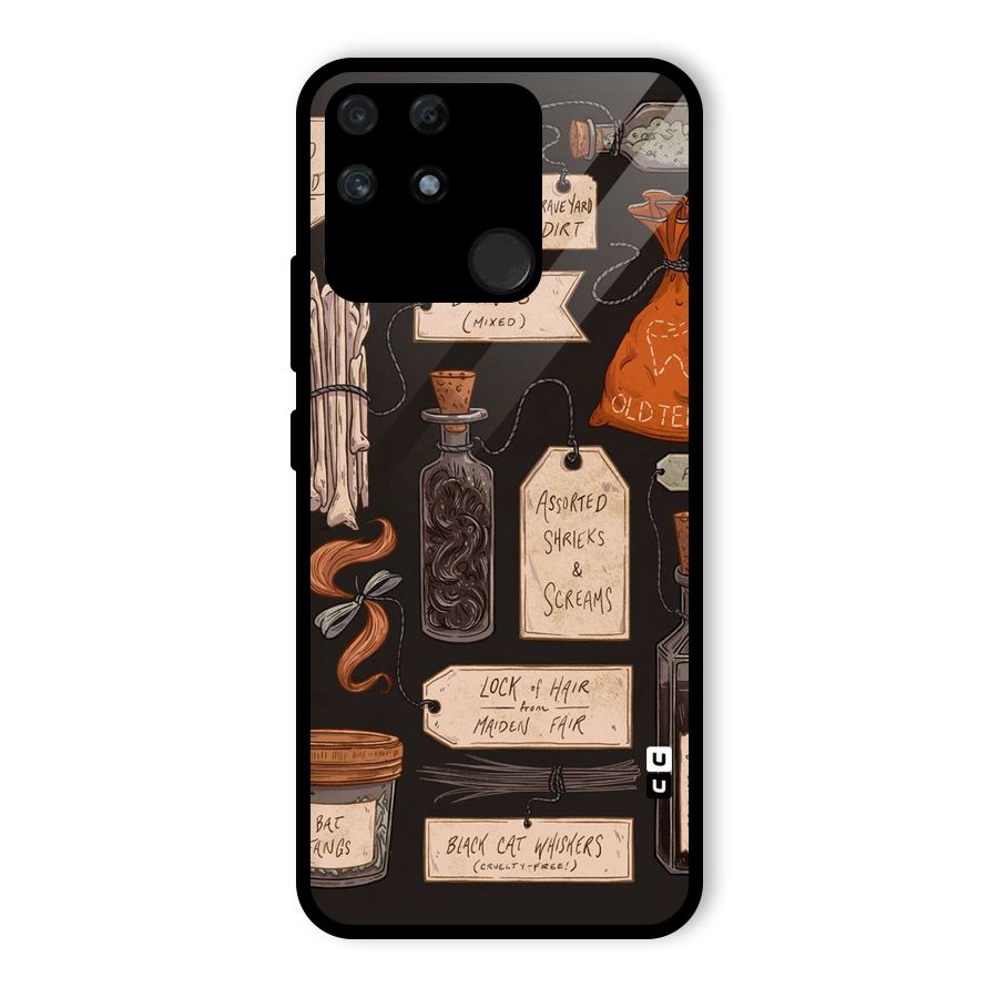 Asorted Shreks Glass Back Case for Realme Narzo 50A