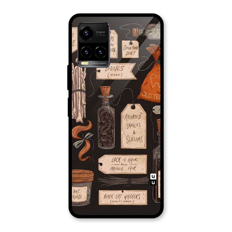 Asorted Shreks Glass Back Case for Vivo Y21A