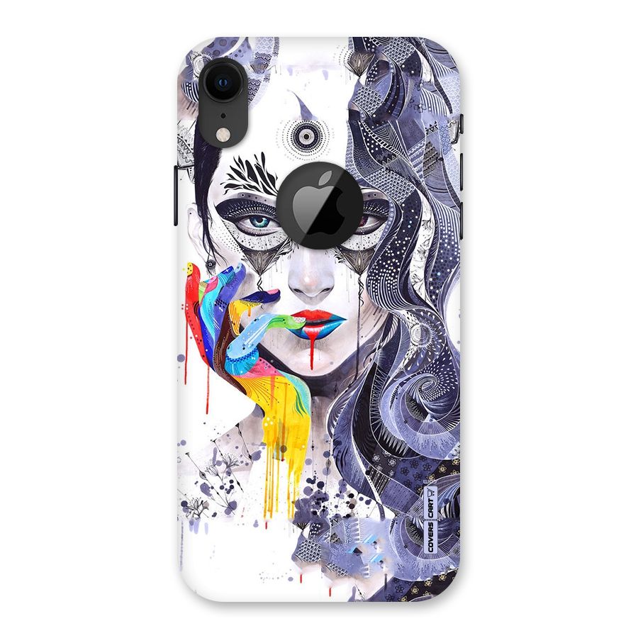 Astonishing Artwork Back Case for iPhone XR Logo Cut