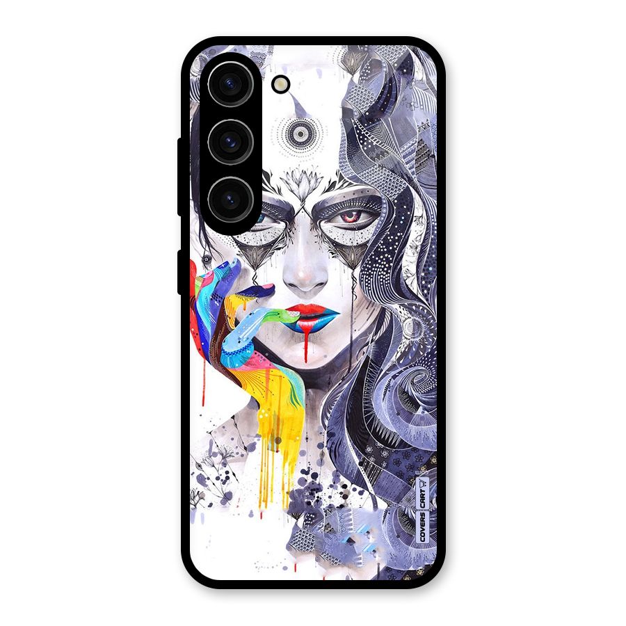 Astonishing Artwork Glass Back Case for Galaxy S23